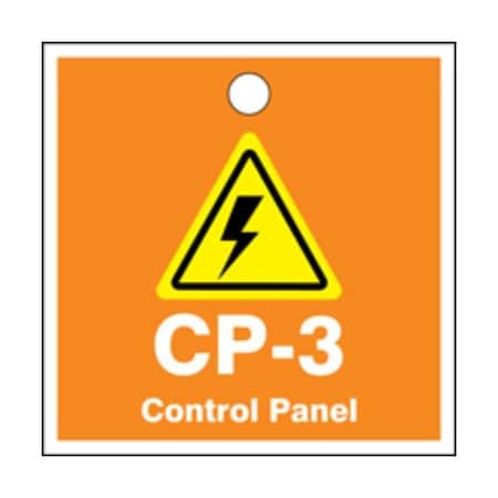 Accuform Danger, PF-Cardstock, 3-1/4 in Width, 1/4 in Height, , 5 PK TDK203XVM